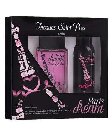 Jacques Saint Pres Giftset Paris Dream Eau de parfum + Deo, Handtassen en Accessoires, Uiterlijk | Parfum, Verzenden, Nieuw