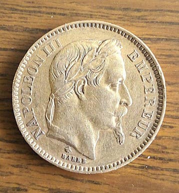 Frankrijk. Napoléon III. 20 Francs 1863-A, Paris