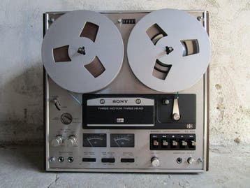 Sony - TC-645 - Révisé - 2 vitesses, 3 têtes - avec bande, Nieuw
