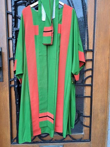 Chasuble Kazuivel Vestment Kerk Gewaad - Vintage - Groene