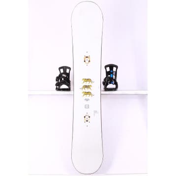 166 snowboard BURTON PROCESS EXPERIENCE WIDE 2025, white/yel, Verzenden, Gebruikt