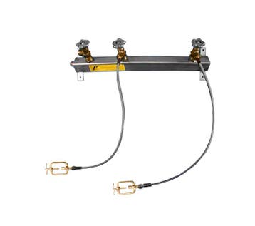 Batterijbalk 1 x 2 cilinders acetyleen, Ophalen of Verzenden, Nieuw