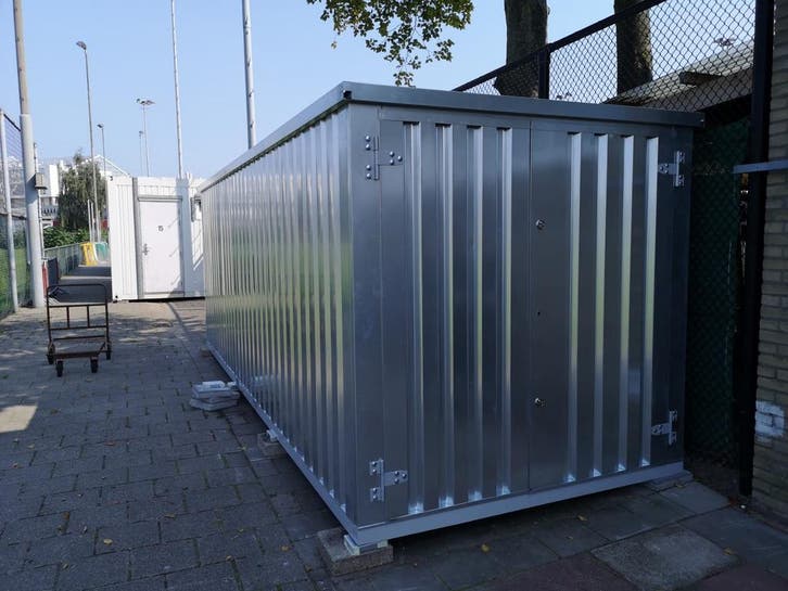6 meter opslagcontainer van Zelfbouwcontainer | Op=Op, Doe-het-zelf en Bouw, Containers