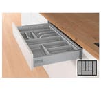 Bestekbak d:370-440mm - b:501-600mm zilverkleurig, Huis en Inrichting, Nieuw