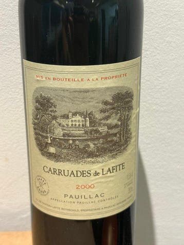 2000 Carruades de Lafite Rothschild, 2nd wine of Ch. Lafite, Verzamelen, Nieuw