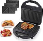 Tosti apparaat - Tosti ijzer - Contactgrill - Wafelijzer - 7, Verzenden, Nieuw