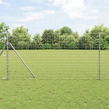 vidaXL Euro Hek 1,2 x 25 m PVC-gelaagd ijzer, Verzenden