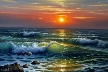 Stoev Serhii (1971) - Sea Waves