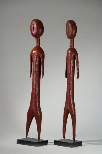 Une sculpture en bois. - Prampram - Ghana
