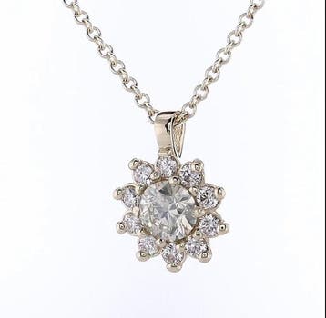 Zonder minimumprijs - Ketting met hanger - 14 karaat Geel