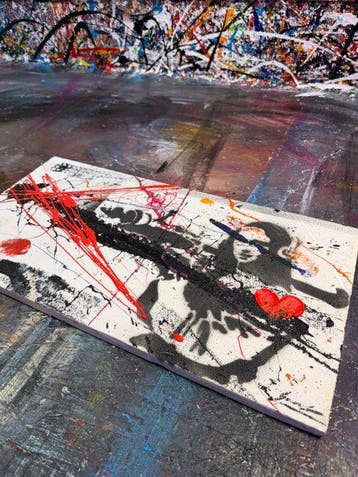 Michele Socionovo - Gioconda Amour Abstrait