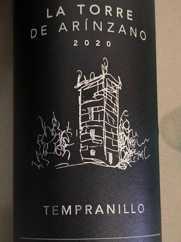 2020 La Torre de Arínzano, Tempranillo - D.O.P. Pago de