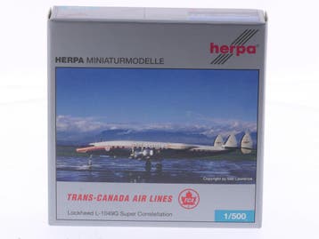Schaal 1:500 Herpa 507233 Lockheed L-1049G Super Constell..., Ophalen of Verzenden