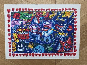 Hervé Di Rosa (1959) - Huwelijksaankondiging & twee