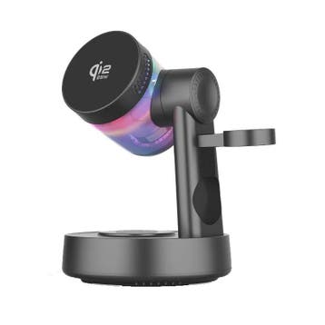 DrPhone AudioDock 3-in-1 Draadloze Oplader 25W - Magnetisch, Verzenden, Nieuw