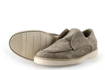 Giorgio Instappers in maat 43 Beige, Kleding | Heren, Schoenen, Overige kleuren, Verzenden, Zo goed als nieuw, Overige typen