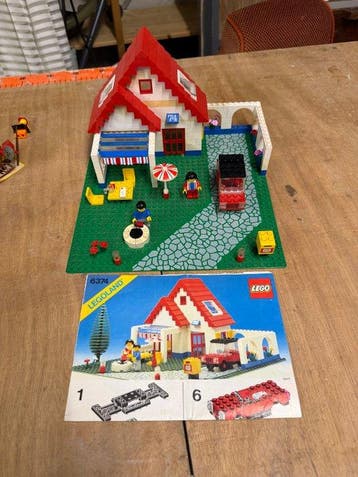 Lego Set - 6374 - Classic Town, City - Family Villa, Nieuw