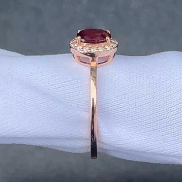 Zonder minimumprijs - Ring - 14 karaat Roségoud, 1,57 gram, Nieuw