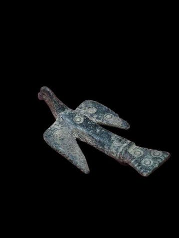 Ancient Roman Brons Rare Empire Eagle Fibula (Zonder