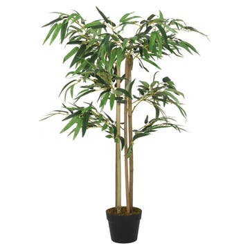 vidaXL Kunstplant bamboe 760 bladeren 120 cm groen, Verzenden, Nieuw