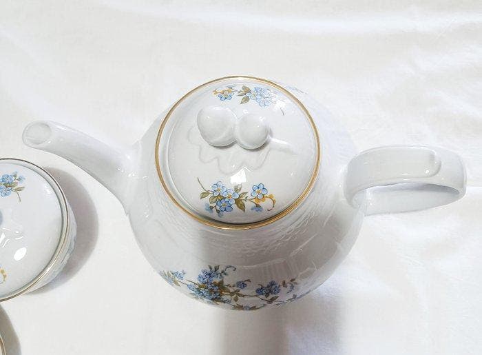 Capodimonte - Theeservies (23) - Zacht porcelein - Ro, Antiek en Kunst, Antiek | Meubels | Tafels