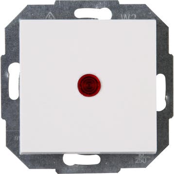 KOPP Athenis HK07 inbouwschakelaar 250V/10A glanzend wit, Doe-het-zelf en Bouw, Verzenden, Nieuw
