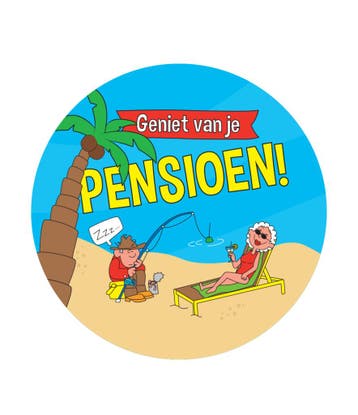 Bierviltjes Pensioen 6st, Verzenden, Nieuw