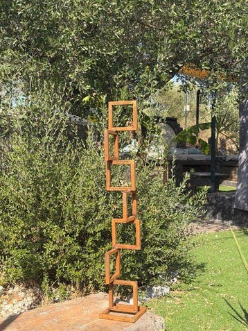 Ana Lucia B.M - Sculpture Corten - XL - No Reserve