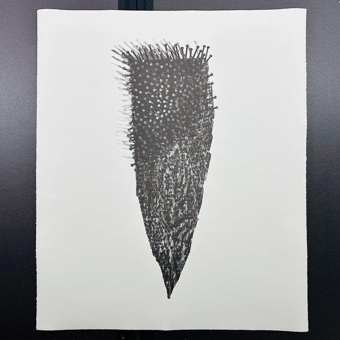 Günther Uecker (1930-2025) - Splitter für Polen, Antiek en Kunst, Antiek | Overige Antiek