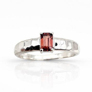 Zonder minimumprijs - Ring Zilver - Toermalijn, Nieuw