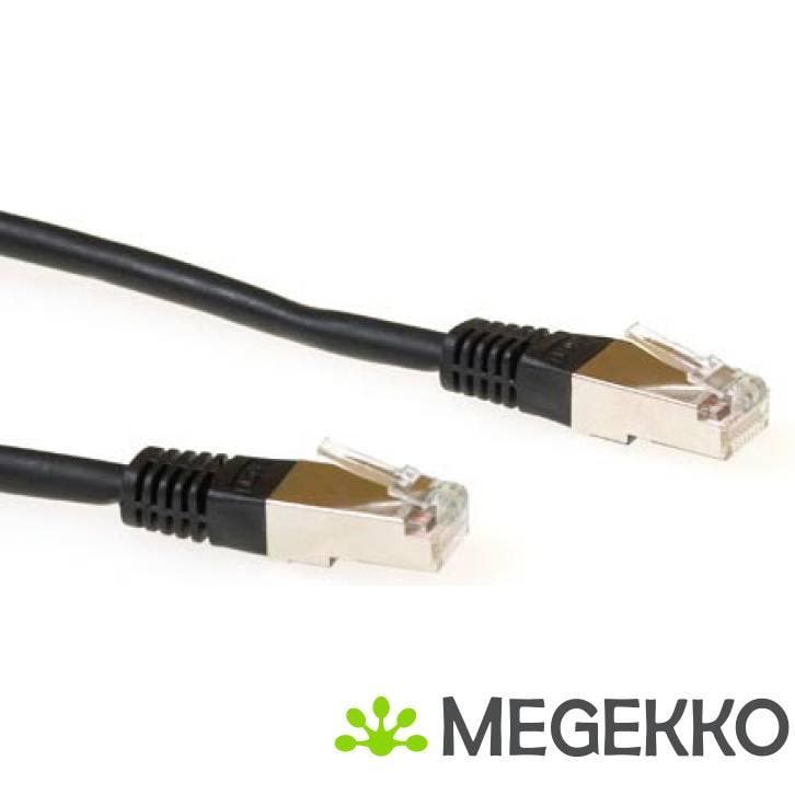 ACT Zwarte 30 meter LSZH SFTP CAT6 patchkabel met RJ45, Computers en Software, Overige Computers en Software, Nieuw, Verzenden