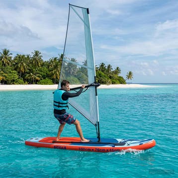 vidaXL Opblaasbare SUP Board met Zeil SCYLLA 330 x 76 x 15, Watersport en Boten, Suppen, Verzenden, Nieuw