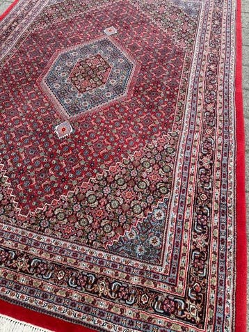 Indo Bidjar - gereinigd - handgeknoopt - wol - Tapijt - 344, Huis en Inrichting, Nieuw