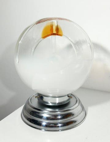 Design 70 - Lampe de table - Acier, Verre - Verre de Murano