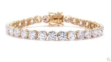 Armband - 14 karaat Geel goud - 16.55ct. tw. Diamant, Nieuw