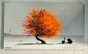 A. Candreva (XX-XXI) - Lalbero del Maestrale, Antiek en Kunst