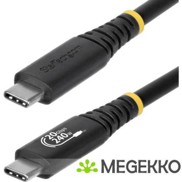 StarTech.com 2m USB4 Kabel, 20Gbps, USB-IF Gecertificeerde, Verzenden