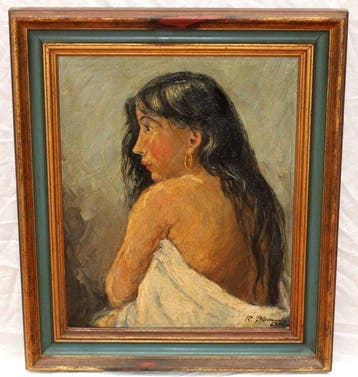 Ramón Bernadó Massó (1924-2016) - Mujer de espaldas, Antiek en Kunst