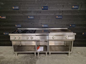 Kooklijn | ATA | 4-pits keramisch fornuis, bakplaat | 400V |, Gebruikt, Fornuis, Frituur en Grillen