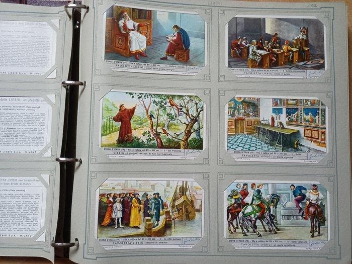 Italië - Reclame, Dieren, Landschap, Birds - Liebig Chromos, Collections, Cartes postales | Étranger