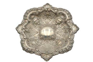 Plateau plat - Argent 833 - Grand