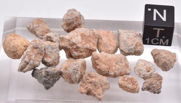 GEEN RESERVE - Maanmeteoriet Bechar 007 - Algerije, - 10 g