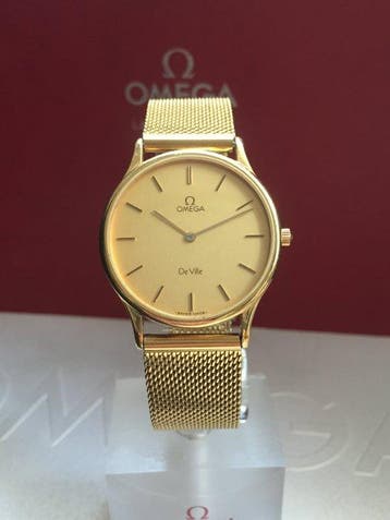 Omega - De Ville Ultra-Thine Gold Plated 18k - Zonder