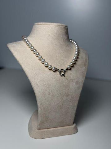 Collier de perles Argent Perle, Bijoux, Sacs & Beauté