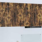 vidaXL Keuken Kast Kalmar Rook Eiken 40 x 31 x 80 cm Bewerkt, Huis en Inrichting, Verzenden, Nieuw