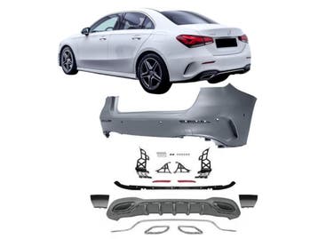 Achterbumper | geschikt voor Mercedes-Benz | A-klasse sedan, Auto-onderdelen, Verzenden, Nieuw, Mercedes-Benz
