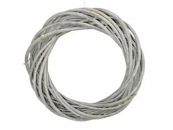 Krans Wilgentenen vergrijsd twijgenkrans 30 cm, Nieuw