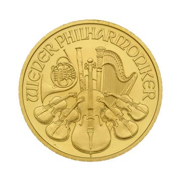 Gouden Philharmoniker munt 1/2 troy ounce