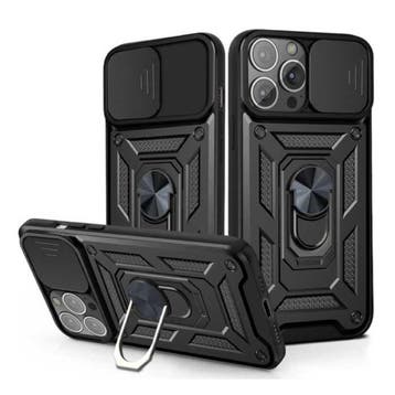 iPhone 13 Mini - Armor Hoesje met Kickstand en Camera, Verzenden, Nieuw