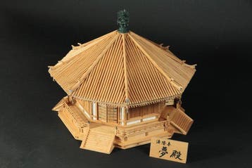 Wooden Temple Architectural Model of Horyu-ji Yumedono (Hall